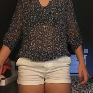 MAURICE’S FLOWER PRINT SHIRT